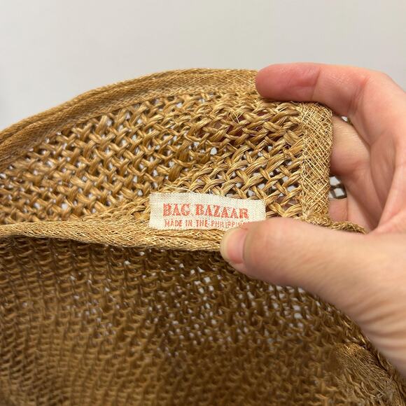 Vintage Bag Bazaar Woven Raffia Shoulder Bag - Picture 3 of 6